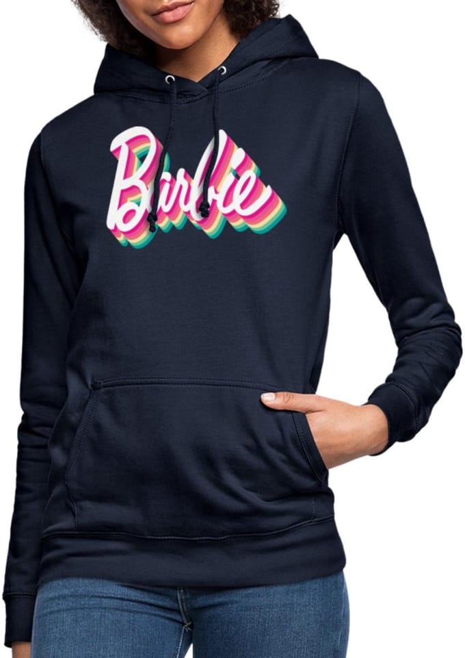 Barbie Kleurrijk Logo Hoodie Dames