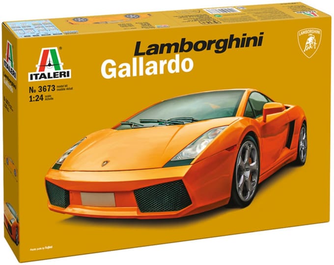 Italeri Modelbouwpakket Auto - 3673 Lamborghini Gallardo - Italiaanse Supercar - Auto Plastic - 1:24 - Modelbouw