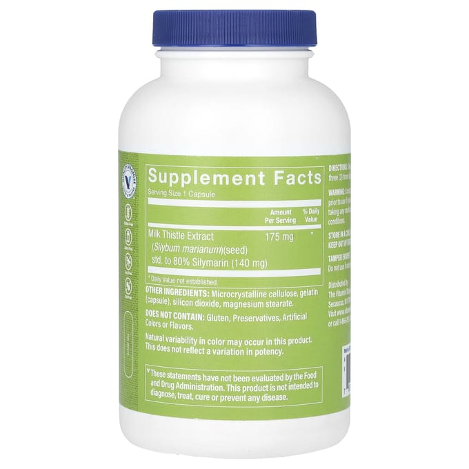 The Vitamin Shoppe, Extrait de Chardon-Marie, 175 mg, 300 Capsules