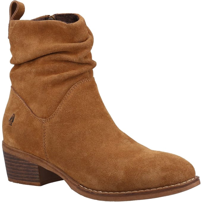 Hush Puppies Iris Suède Dameslaarzen Tan