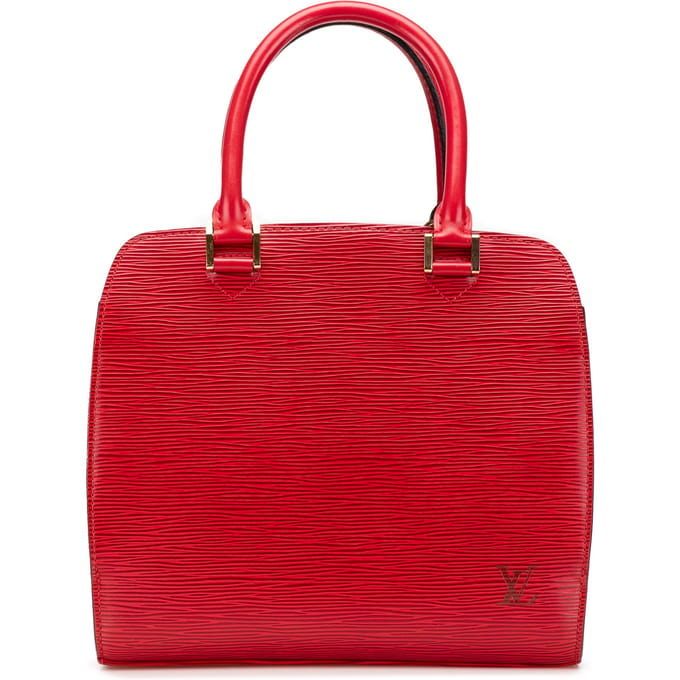 Pochette Epi Leren Handtas