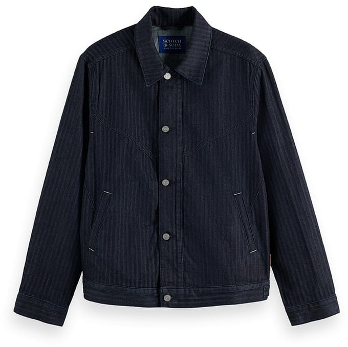 Scotch & Soda Trucker Jacket With Western Details