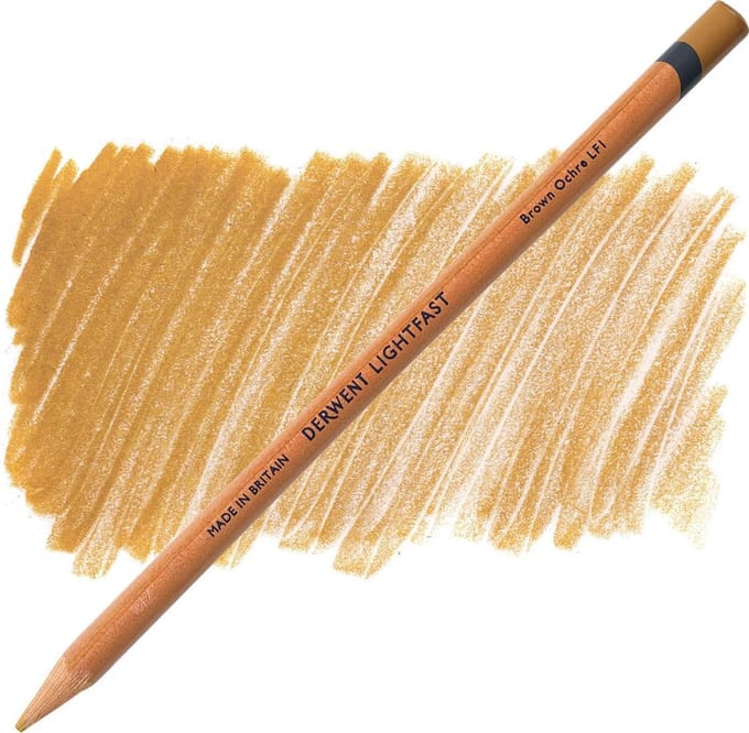 Derwent Lightfast Potlood - Brown Ochre LF1