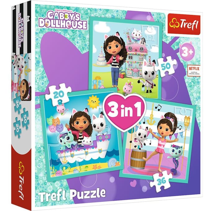 Trefl Gabby's Poppenhuis Legpuzzel - 50 stukjes - Vanaf 3 jaar