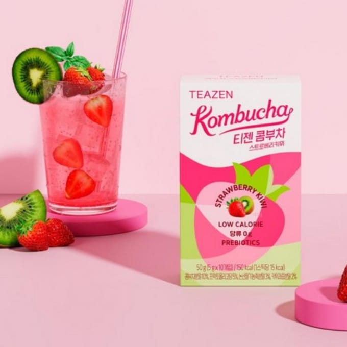 [TEAZEN] Kombucha Thee Aardbei Kiwi #30EA