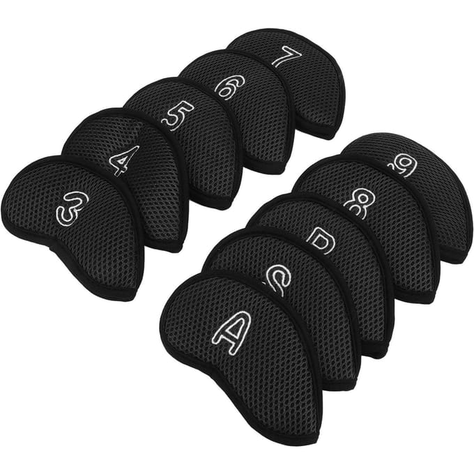 10 STUKS Golfclub Hoofdbeschermers Golf IJzeren Stok Net Hoofdbeschermers met Nummers