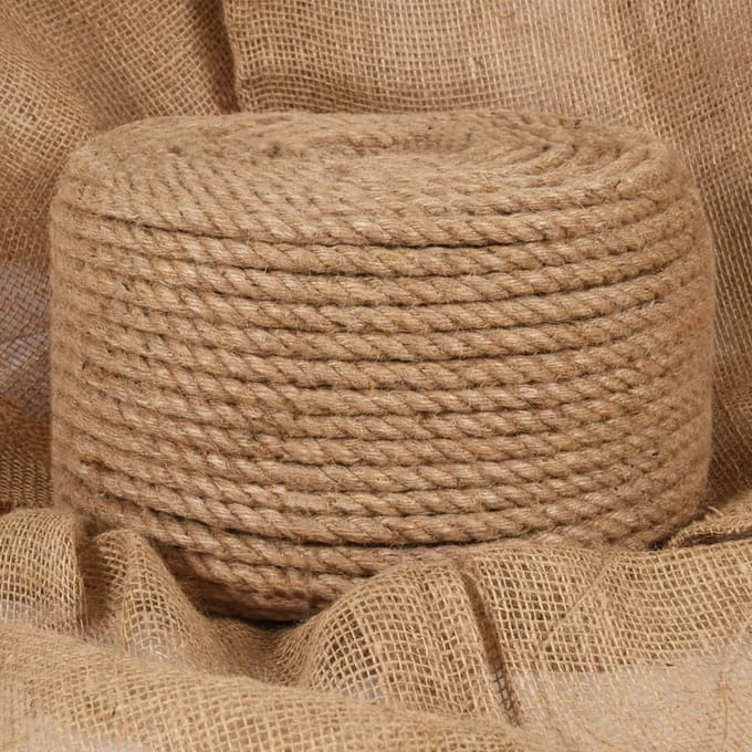 vidaXL - Touw - 10 - mm - 250 - m - 100% - jute