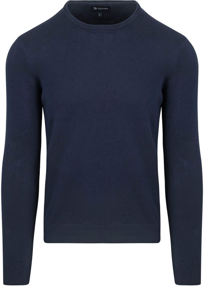 Suitable Respect Oinir Pullover Donkerblauw (navy) - Maat M - Heren - Sweater