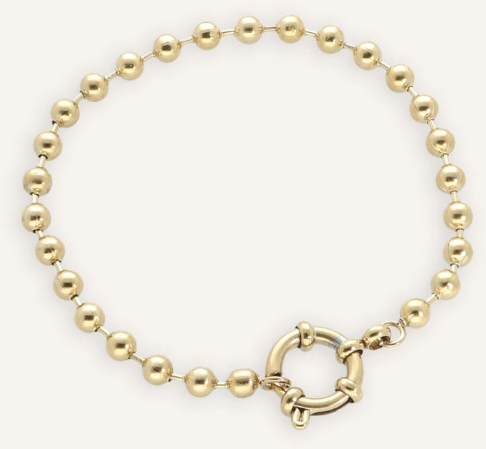Notre-V Bracelet Gold Dots Sieraden Dames - Goudkleurig - Maat ONESIZE