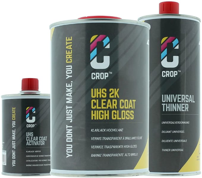 CROP 2K Blanke Lak - ACTIESET 2,5 liter