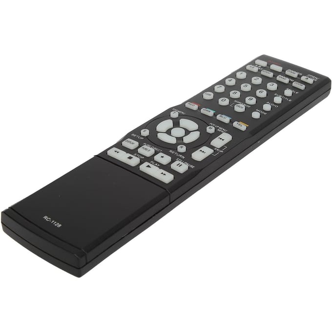 Télécommande de rechange pour lecteur DVD compatible avec les lecteurs DENON RC‑1128 o gray