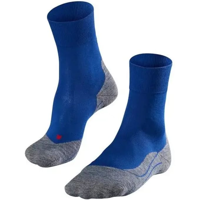FALKE RU4 anti-blaar katoen functioneel materiaal hardloopsokken heren blauw - maat 44-45