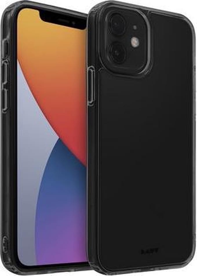 LAUT Crystal X iPhone 12 mini hoesje Zwart