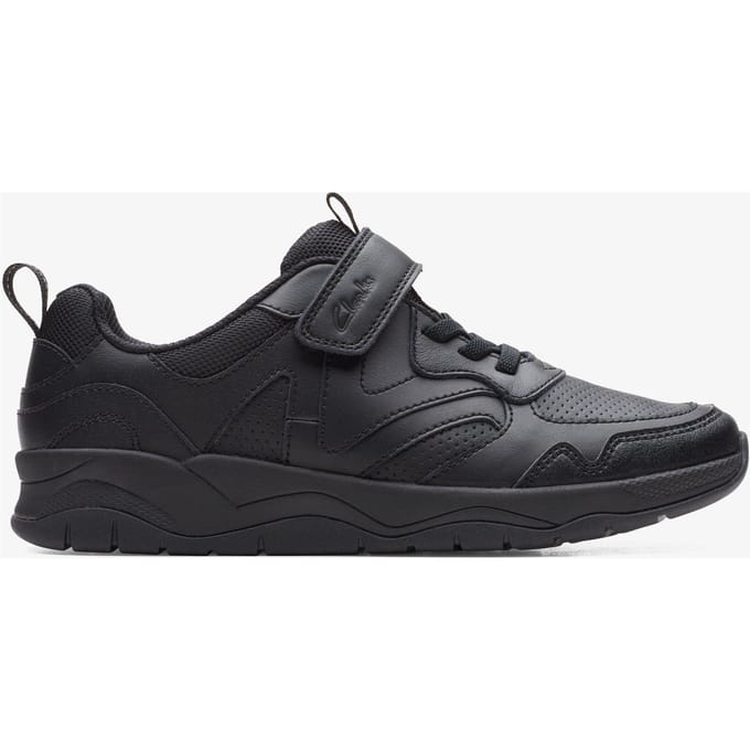 ClowderSprintO Black Leather Schoenen