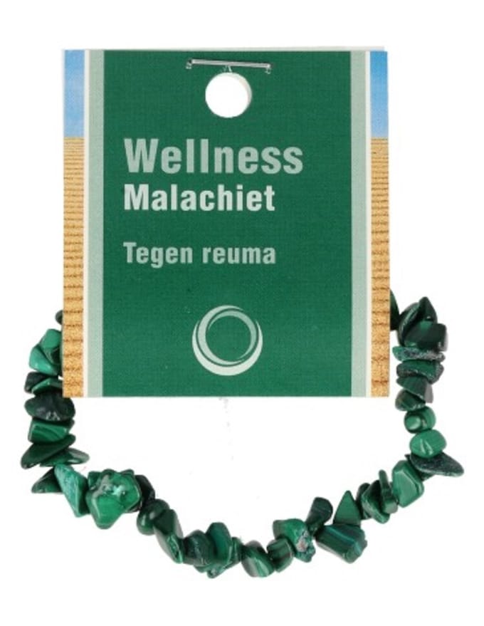 Malachiet splitarmband + kaart