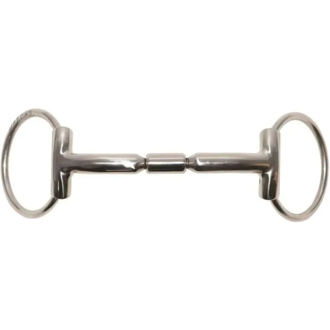 2 ringbit voor rechte paarden Metalab Elite
