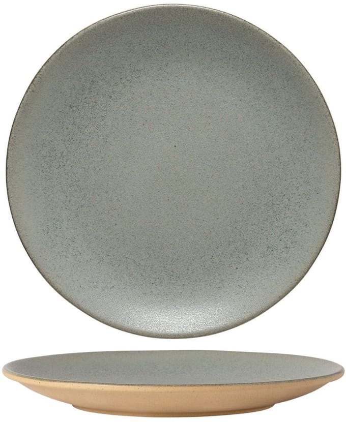 Costa Nova Dinerborden Arenito Sage Green ø 28 cm - 6 stuks