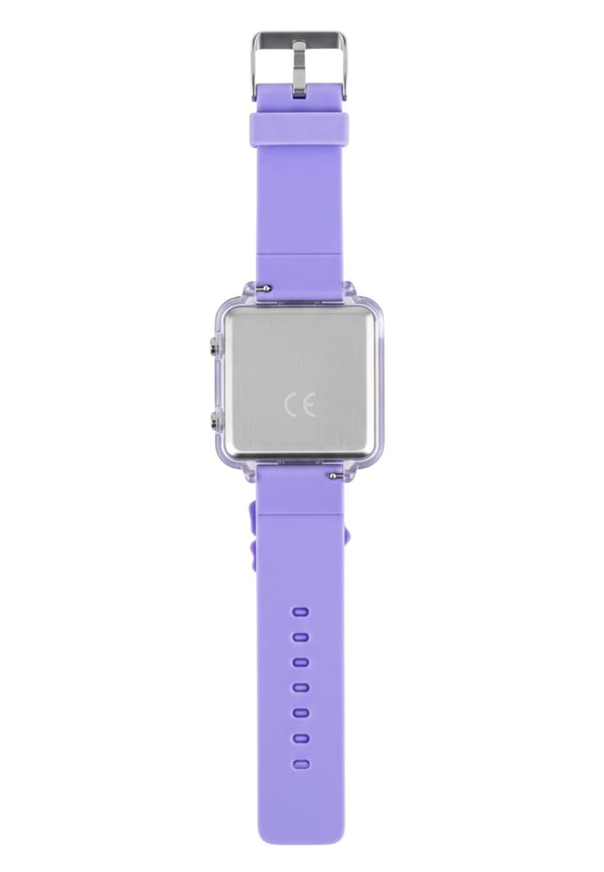 Stitch Leren Horloge met Paarse Band