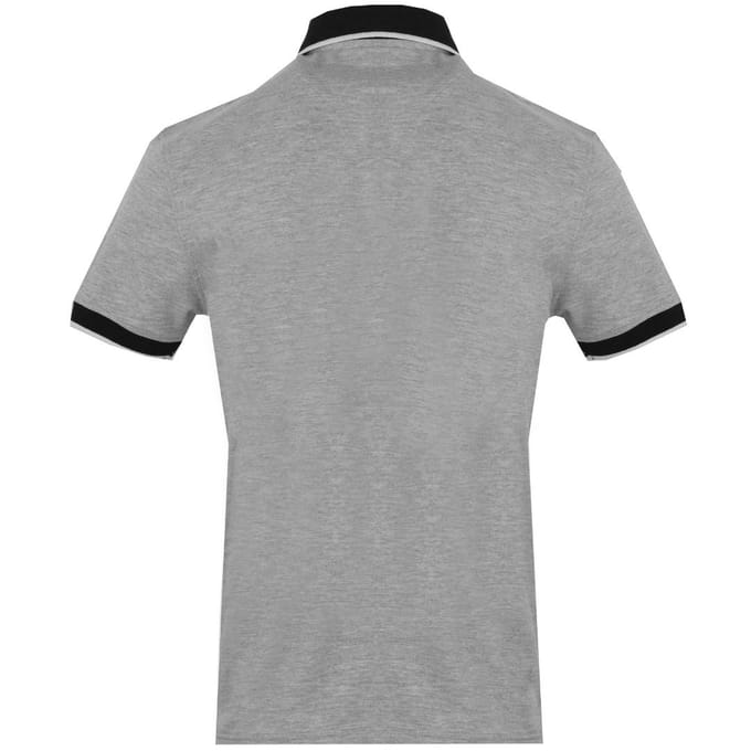 North Sails Contrast Collar Grey Polo