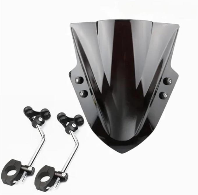 Motor Windscherm - Verlengstuk Motor - Comfortabel Rijden - Windproof Bescherming - Universele Pasvorm - Kleur 1