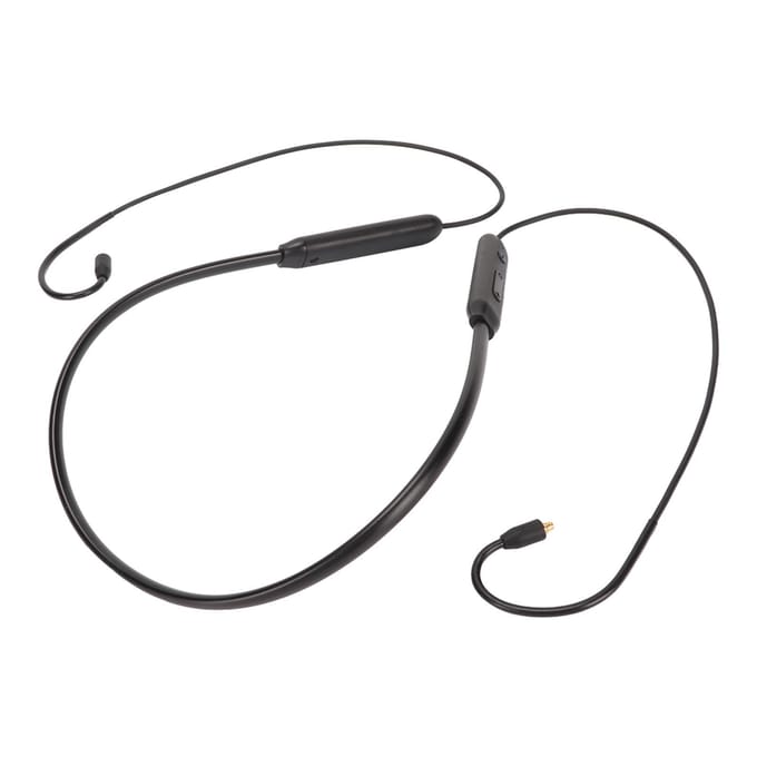 Bluetooth Draadloze MMCX Adapterkabel Lage Latentie Verbeterde BT MMCX Adapterkabel met Microfoon en black