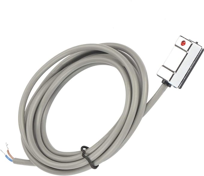 Magnetische Sensor - Reed Schakelaar - Positie Detectie - LED Indicator - 5-240V - Zwart