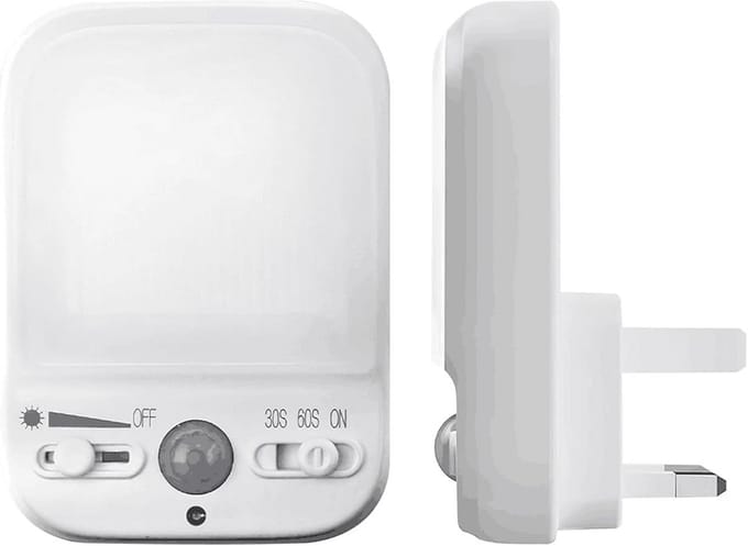 Plug-in Nachtlampje met PIR Bewegingssensor voor Hal en Woonruimtes