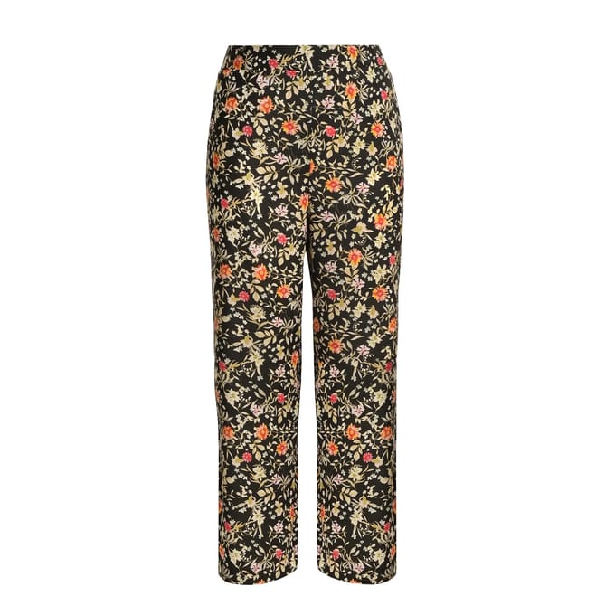 Dames bloemenprint broek Mat Fashion Wide Leg