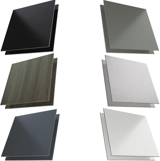 Aluminium Composietplaat 3 mm - Versatile Keukenachterwand, Spatbescherming en Reclamebord