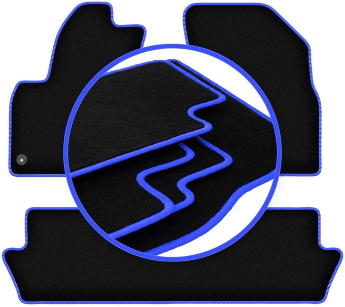 CARLUX-BLUE automatten voor: Citroen C4 Grand Picasso minivan (2006-2013)