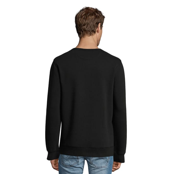SOLS Heren Sully Sweatshirt (Zwart)