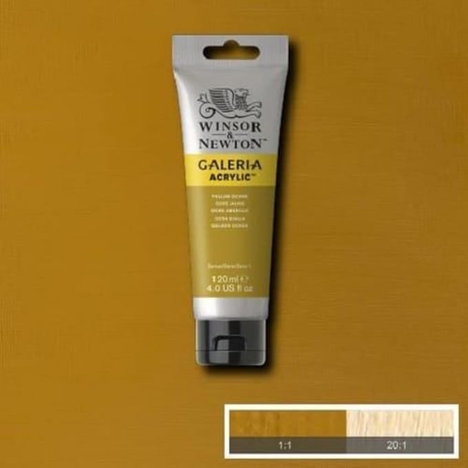Winsor & Newton Galeria Acryl 120ml Yellow Ochre