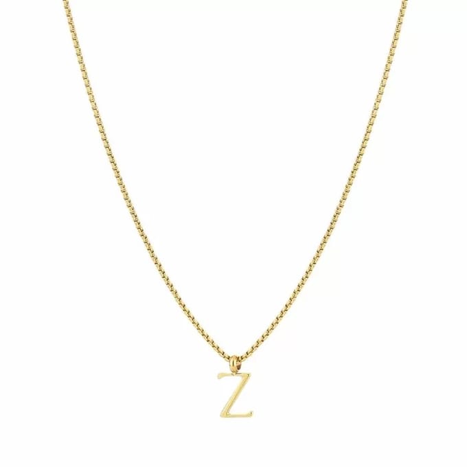 Bijoutheek Collier Letter Z Goud
