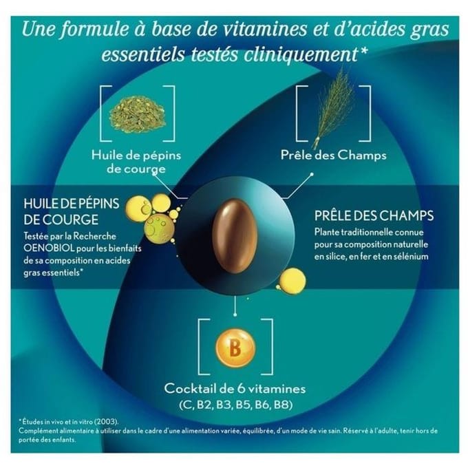 Oenobiol Cheveux Hair Expert Chute de Cheveux 60 capsules