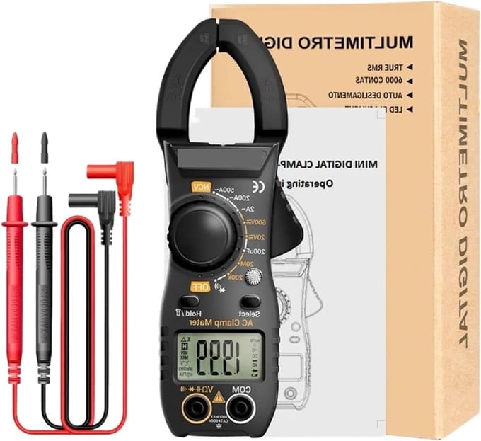 Digitale Multimeter - Stroom Tester - Elektrisch Werk - NCV Detectie - 185mm Lengte - Zwart