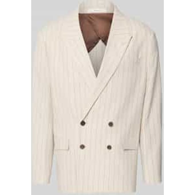 relaxed fit colbert van linnen-katoenmix model 'MALIK'