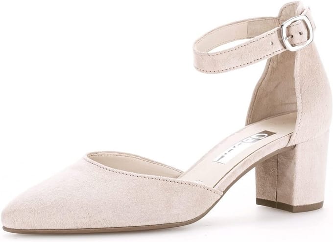 Elegante Dames Pumps met Blokhak en Gespsluiting