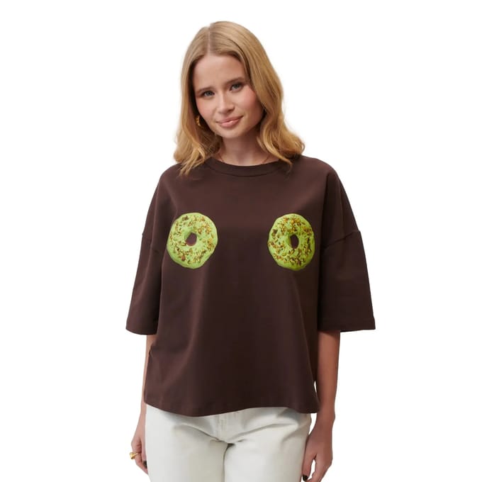 T-shirt dames She is Sunday Pistachio Club