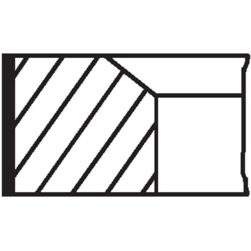 Zuigerveren set MAHLE 021 RS 10112 0N1