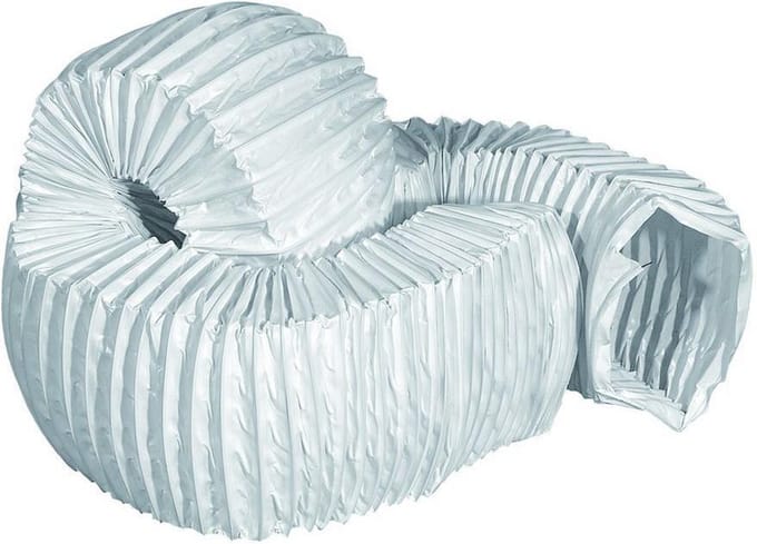 domus 533 wit pvc afv.slang 3m Doeco Luchtafvoer