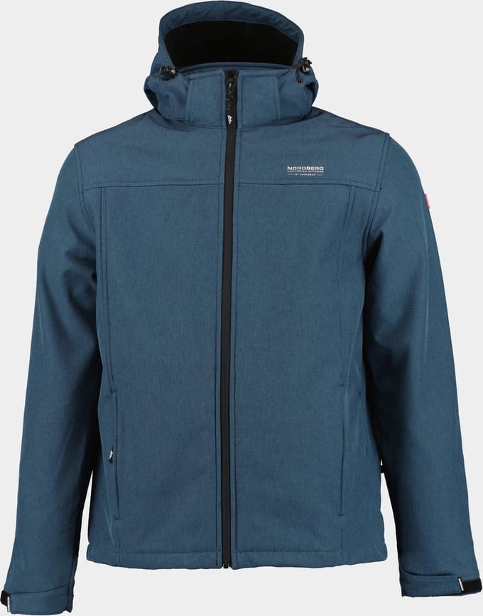 Nordberg Kjeld - Softshell Outdoor Zomerjas Heren - Navy Melange - Maat L