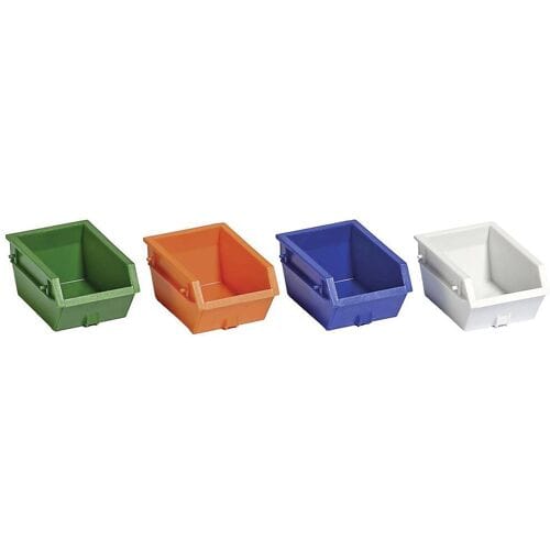 Busch - M-SET: 4 ABSETZCONTAINER 1,5M³ 4 FARBEN H0 (4/23) * - modelbouwsets, hobbybouwspeelgoed voor kinderen, modelverf en accessoires