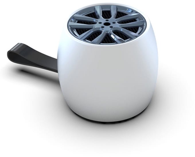 Fivesquare MiniSense Bass Speaker – Mini Bluetooth Speaker met Aluminium Behuizing, TWS & Shake Control Zilver M10