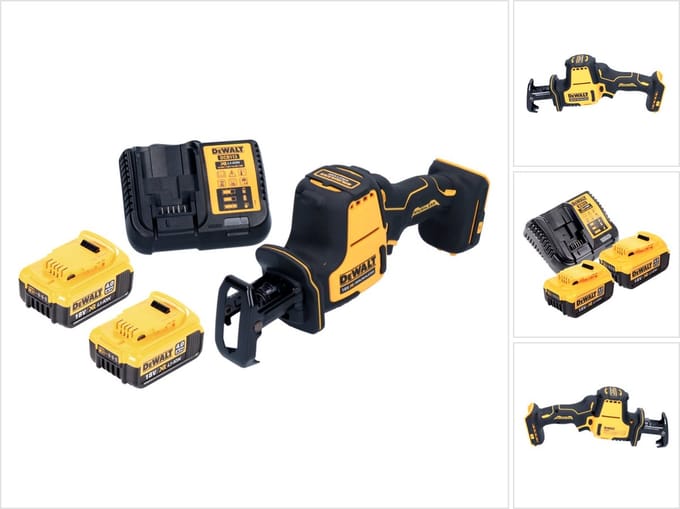 DeWalt DCS 369 M2 accu reciprozaag 18 V borstelloos + 2x accu 4,0 Ah + oplader