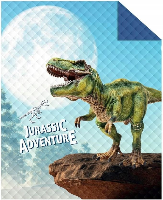 Bedsprei Jurassic adventure - 170x210 cm