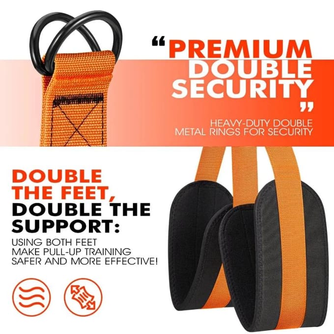 Heavy Duty Pull-up Hulpbanden voor Krachttraining Kniesteunbanden voor Pull-up Hulp Duurzame Weerstandsband orange