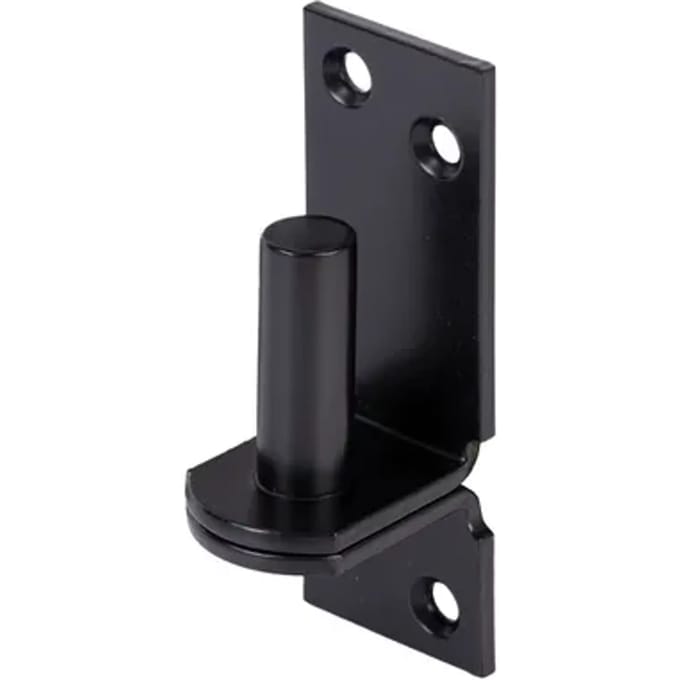 Alberts Duimplaat Di-haak Kunststof Coating Zwarting Ø16/115x40mm