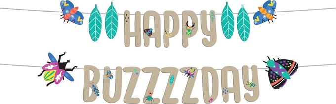 Folat - Letterslinger happy buzzzzday - 1 meter