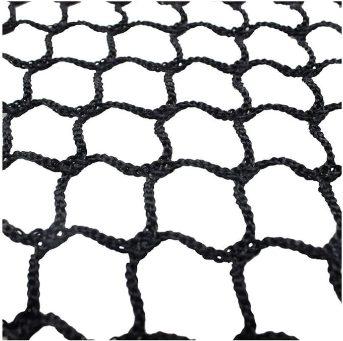 Veiligheidsnet Kinderen - Trapleuningnet Beschermnet - Anti Val Creëren - Duurzaam Polyester Nylon - 1x8 Meter - Zwart