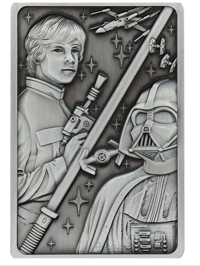 FaNaTtik Star Wars Ingot Luke and Vader Limited Edition Coins